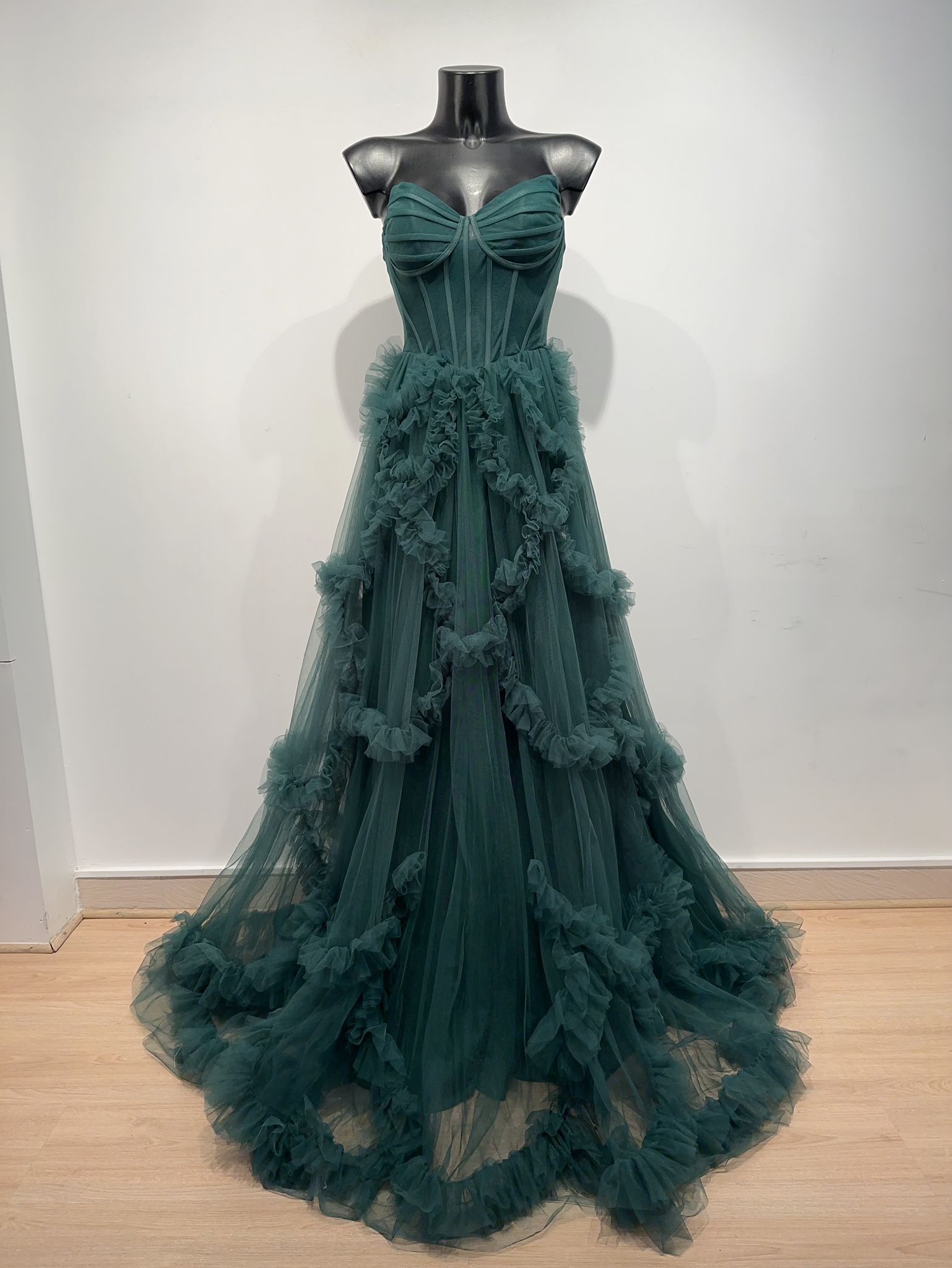 Vestido de tul F8072