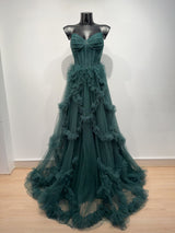 Vestido de tul F8072