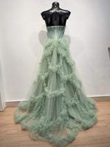 Vestido de tul F8072