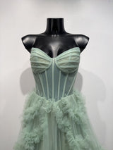 Vestido de tul F8072