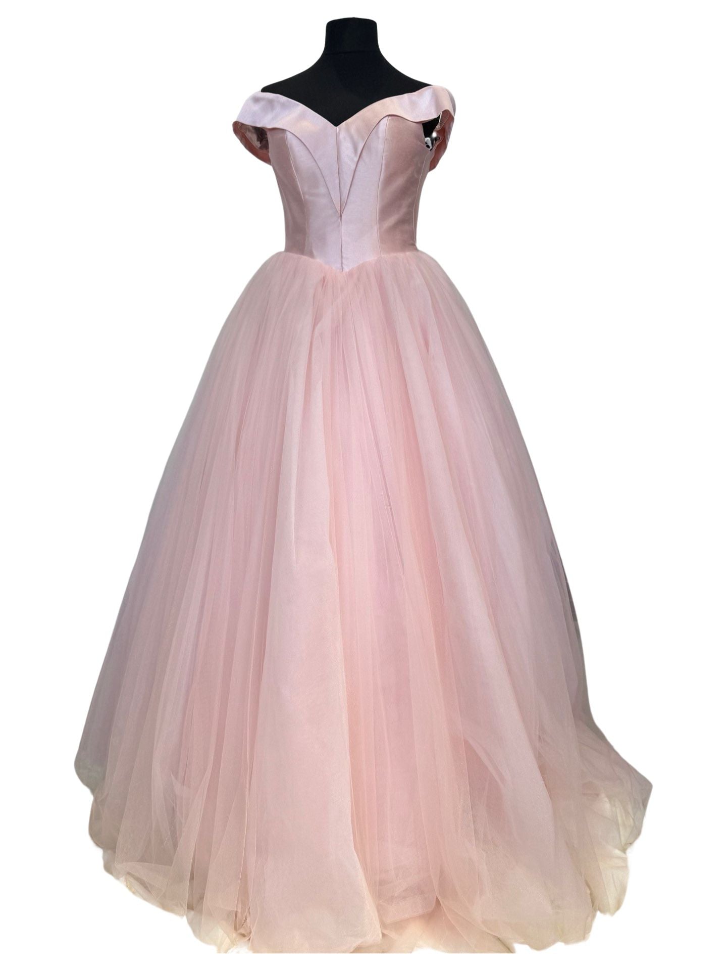 Vestido largo corte princesa 4569-1