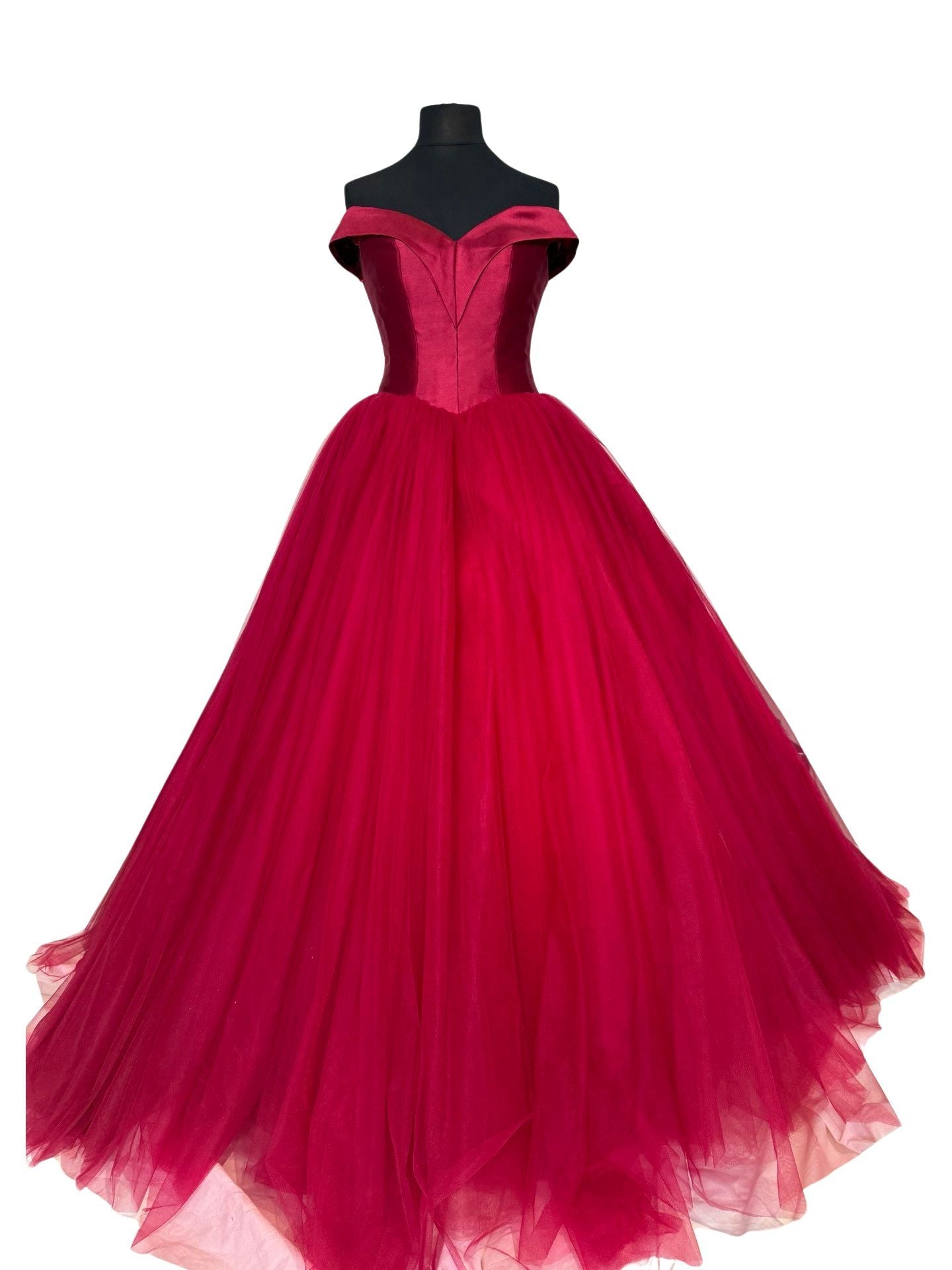 Vestido largo corte princesa 4569-1