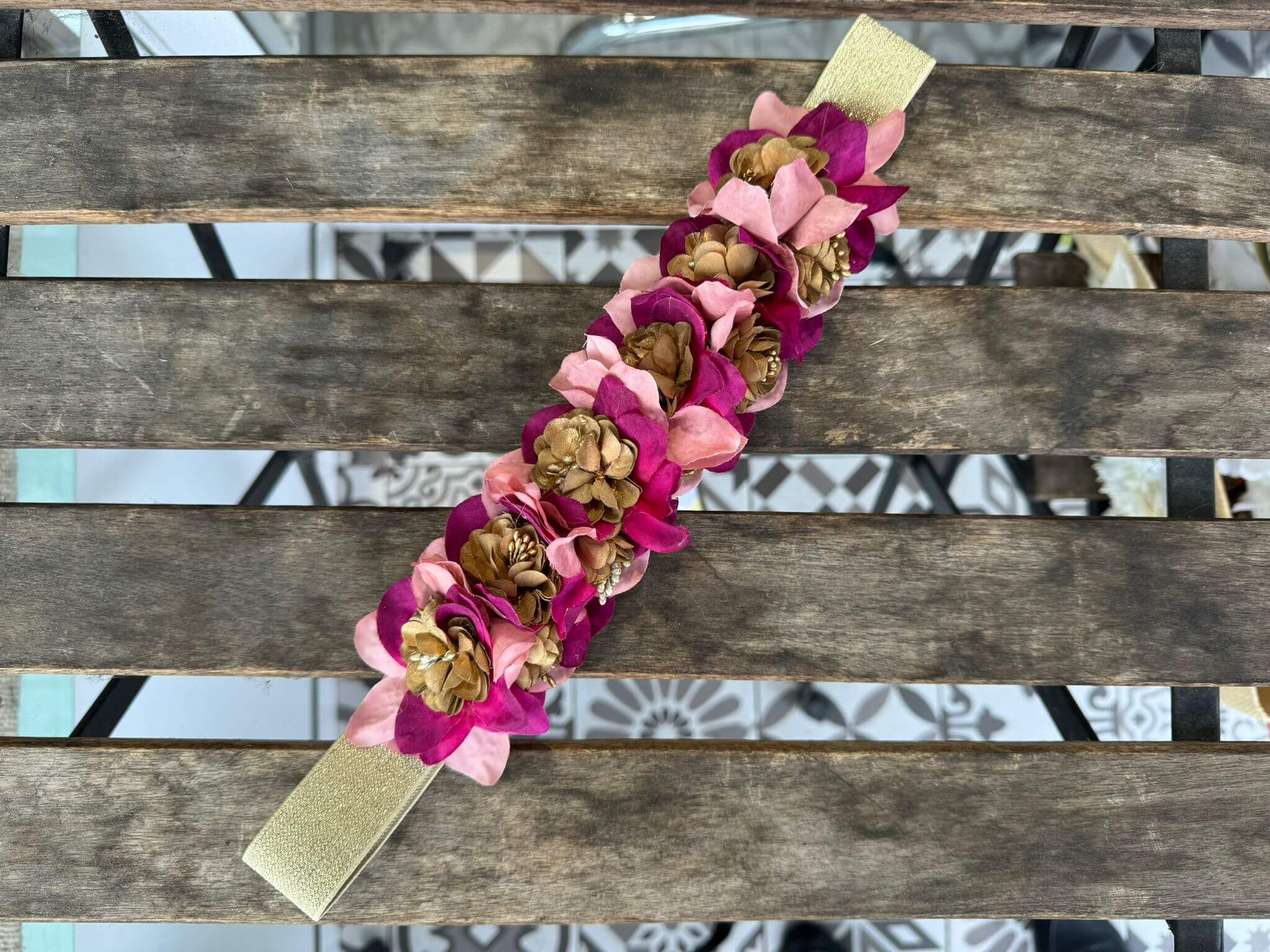 CINTURON DE FLORES B735-1