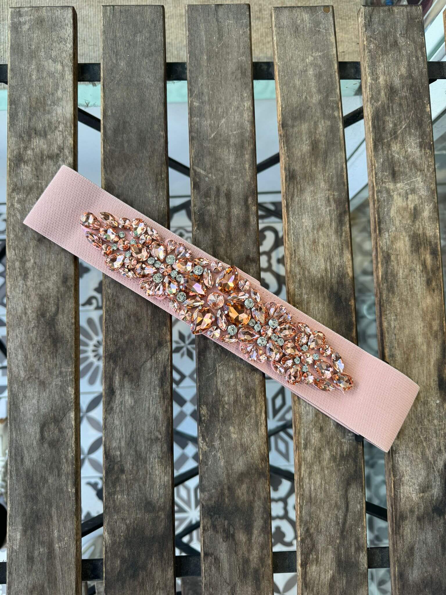 Cinturon de piedras ancho 021