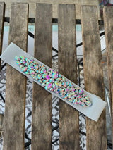 Cinturon de piedras ancho 021