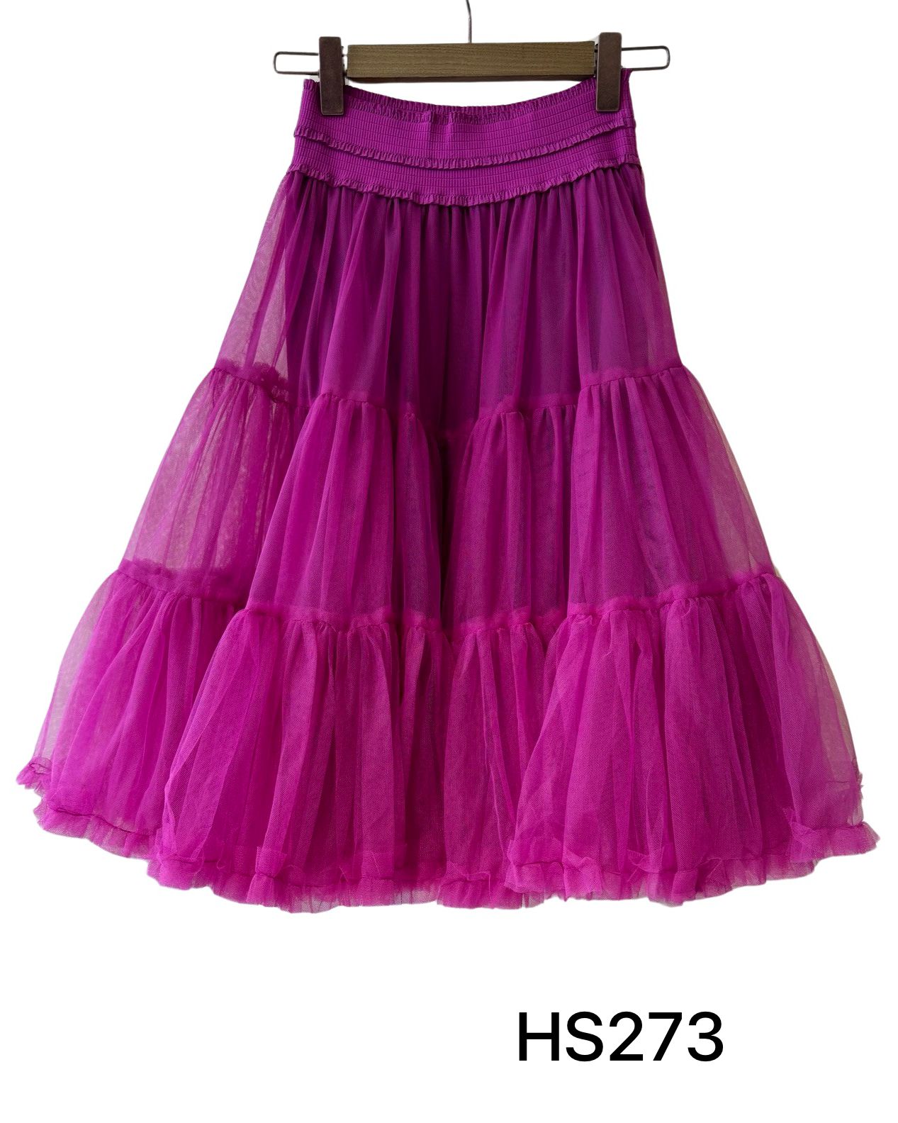 Falda de tul pomposo midi J8751