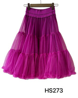 Falda de tul pomposo midi J8751