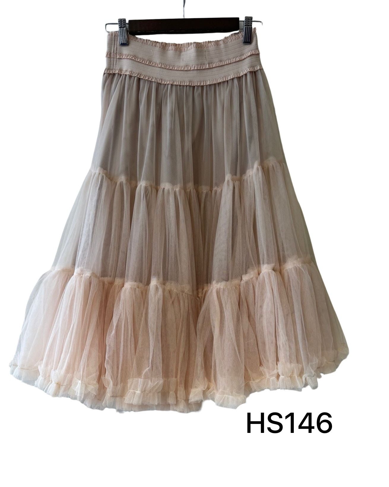 Falda de tul pomposo midi J8751