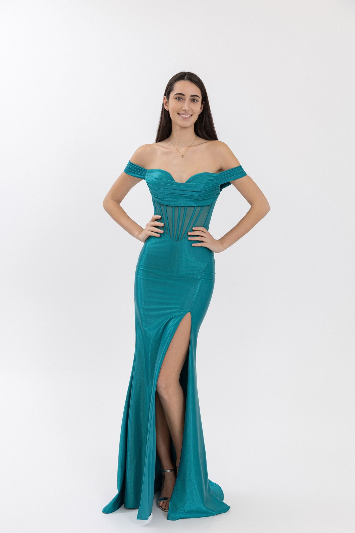 Vestido largo F8070