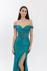 Vestido largo F8070
