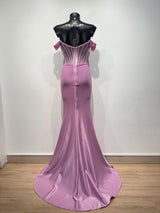 Vestido largo F8070