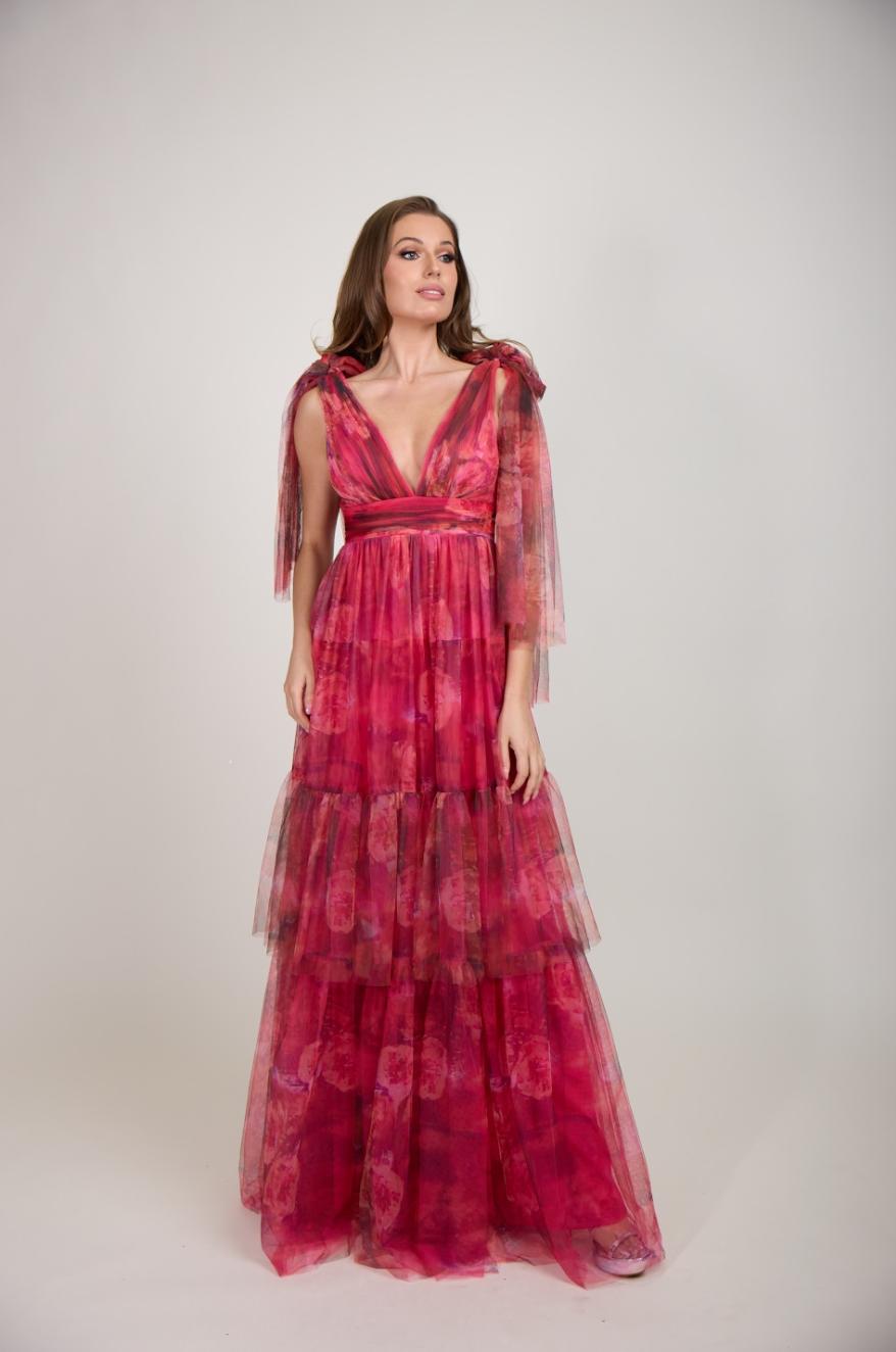 Vestido Largo estampado GP568