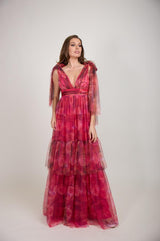 Vestido Largo estampado GP568