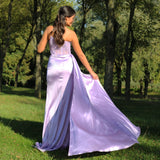 Vestido largo palabra de honor TL-0802
