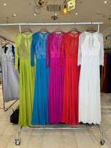 Long dress with sleeves 21096