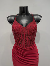 Vestido largo F8084-1 Tg