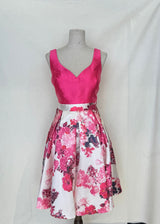 Vestido corto estampado 535001