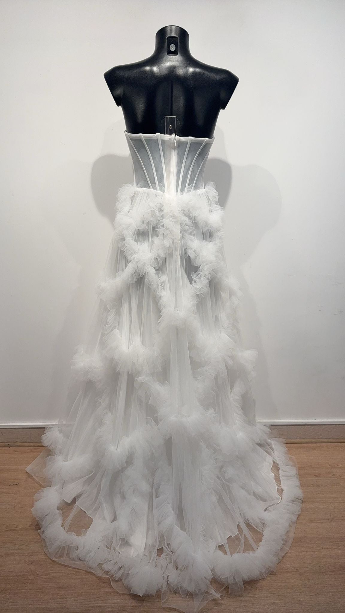 Vestido de tul F8072