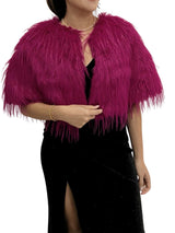 Capa/poncho/bolero de pelo CD-3487