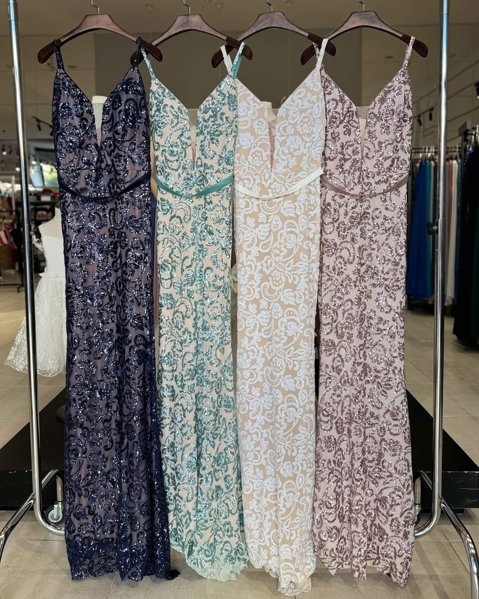 Vestido sirena de lentejuelas 21197