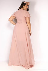 Vestido largo R1413 Talla Grande