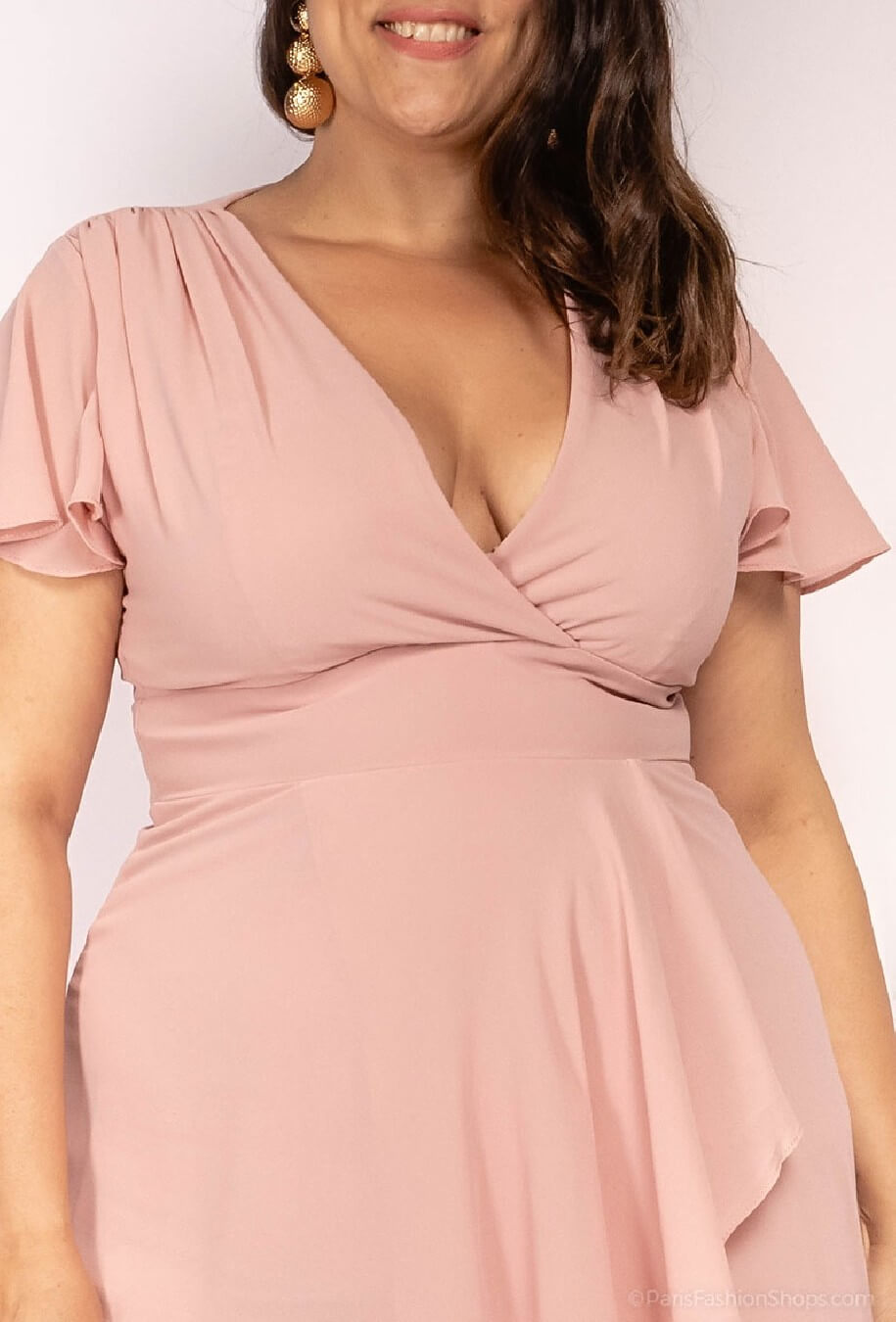 Vestido largo R1413 Talla Grande