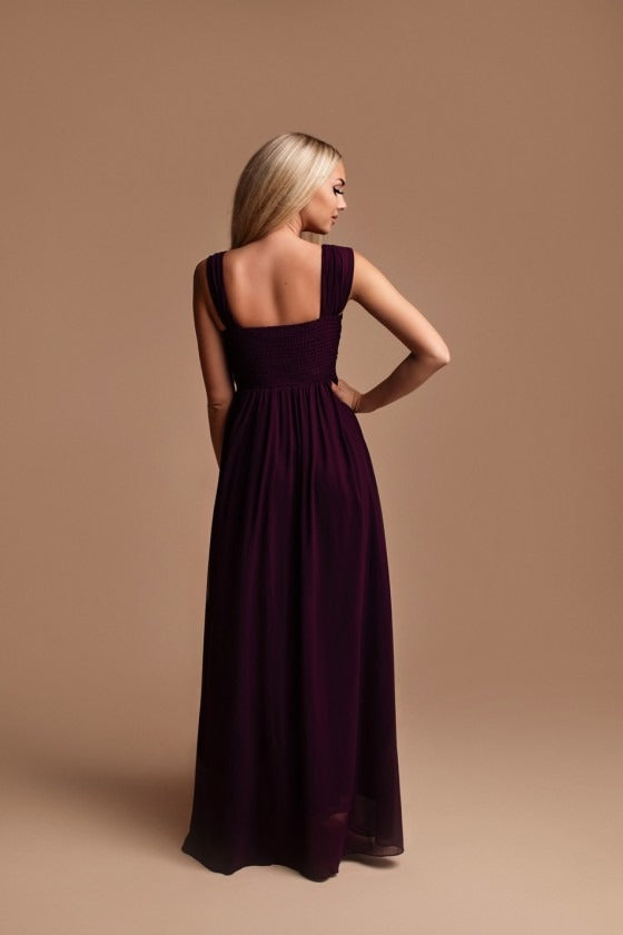 Long dress with sleeves R1269TG