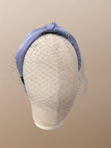 Diadema con rejilla nudo satinado
