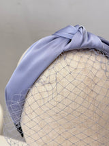 Diadema con rejilla nudo satinado