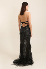 Vestido de pedreria 822026