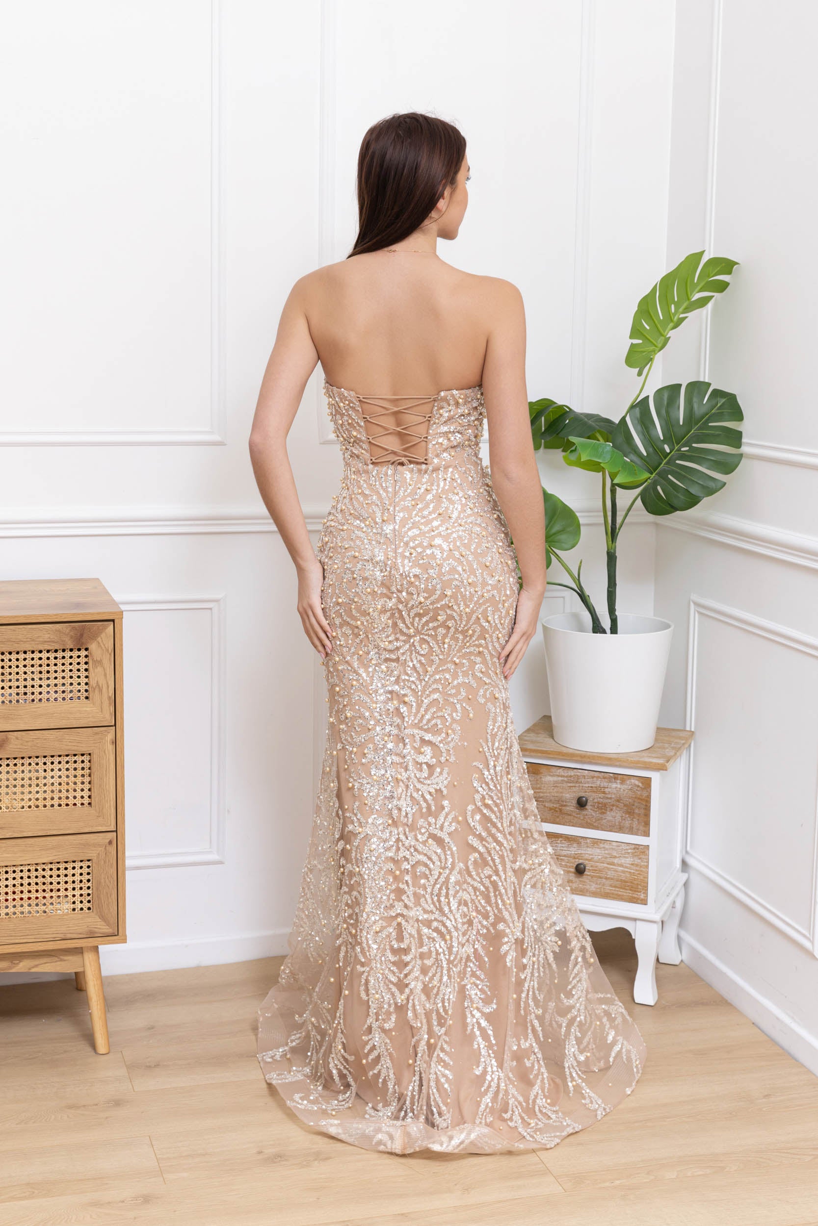 Vestido de purpurina 835095