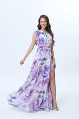 Vestido largo estampado 22393-1