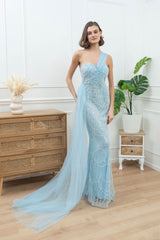 Vestido largo de pedredia 512332