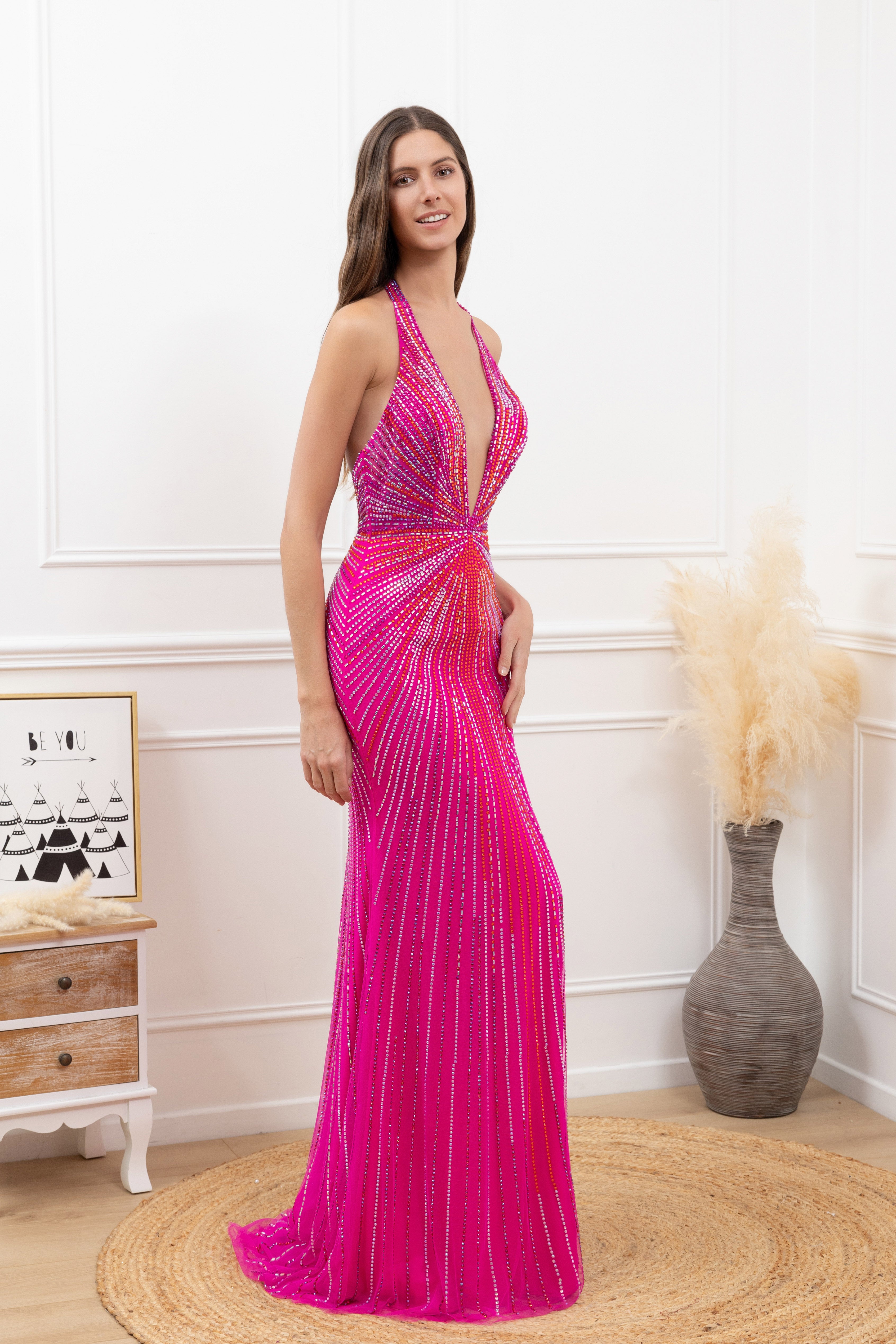 Vestido de pedreria 866015