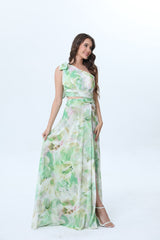 Vestido largo estampado 22393-1