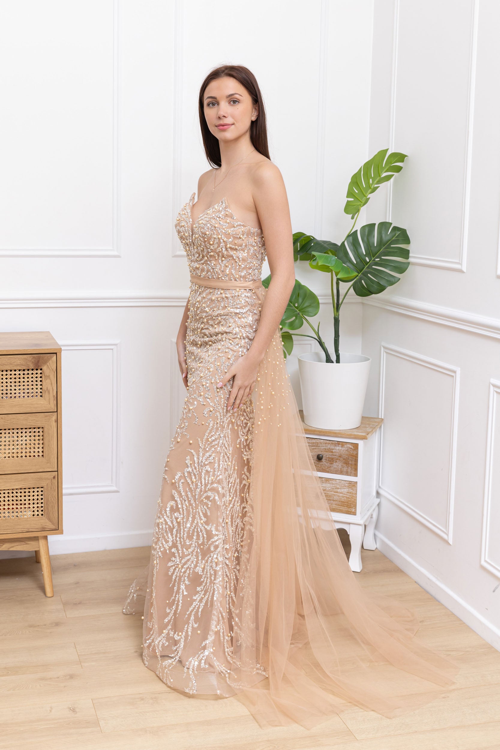 Vestido de purpurina 835095