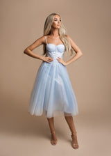 Vestido tull midi HM2327