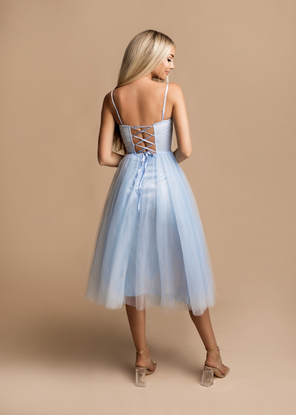 Vestido tull midi HM2327
