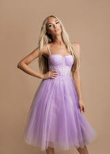 Vestido tull midi HM2327