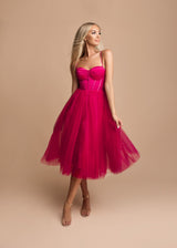 Vestido tull midi HM2327