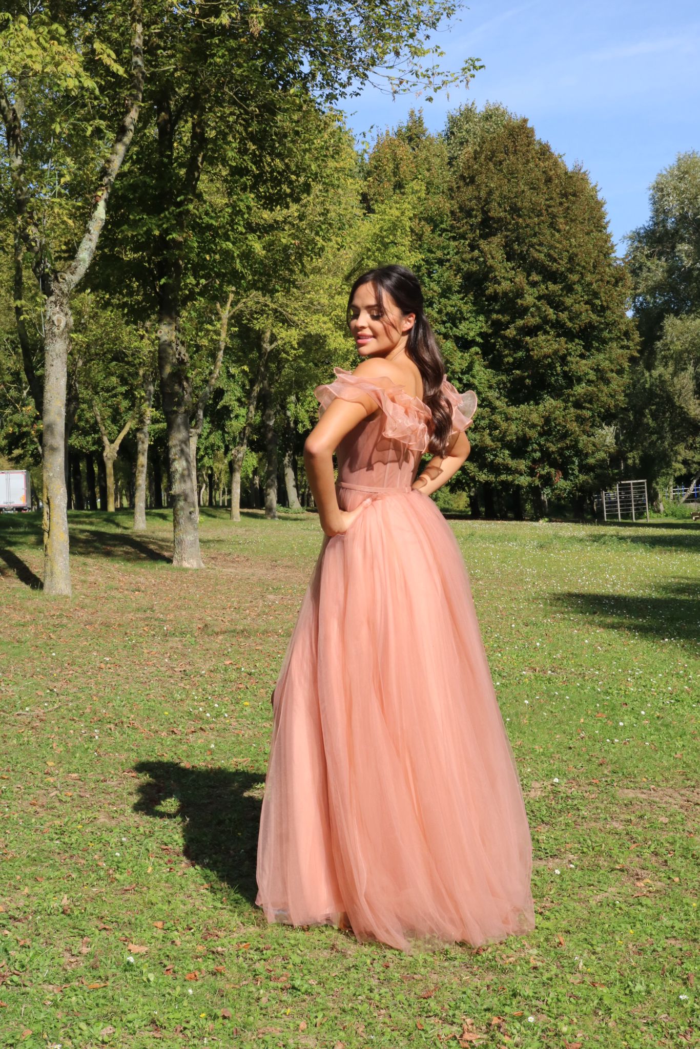 Vestido de tul TL-0814