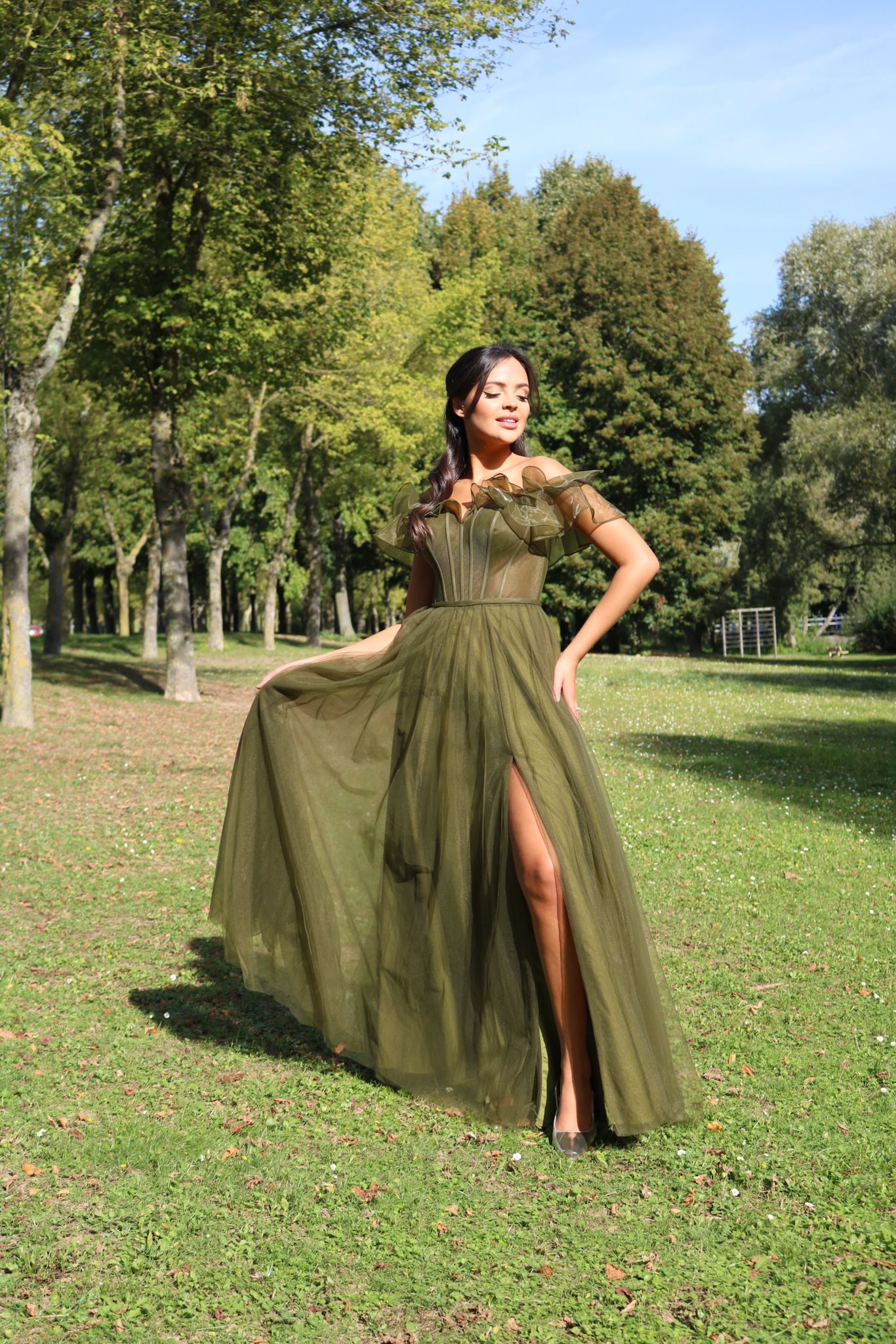 Vestido de tul TL-0814