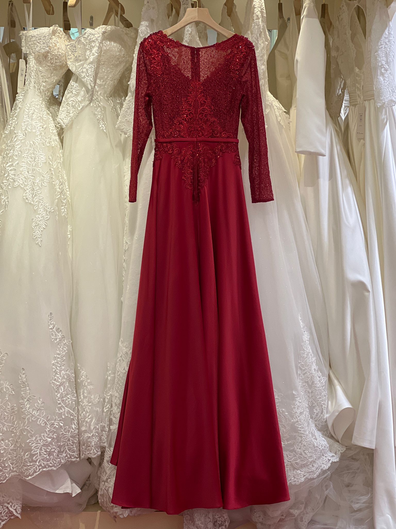 Long dress with overskirt TL-259