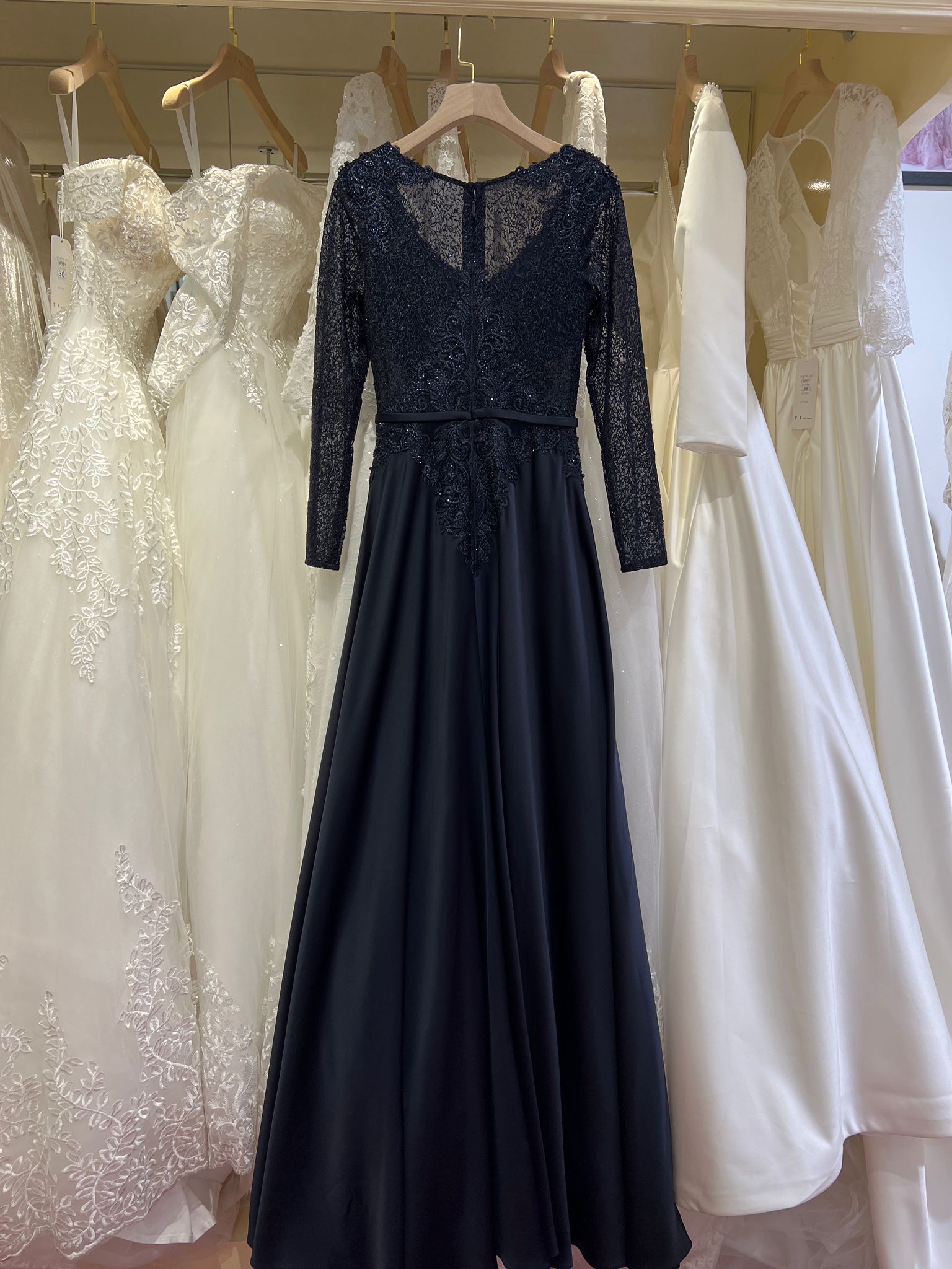 Long dress with overskirt TL-259