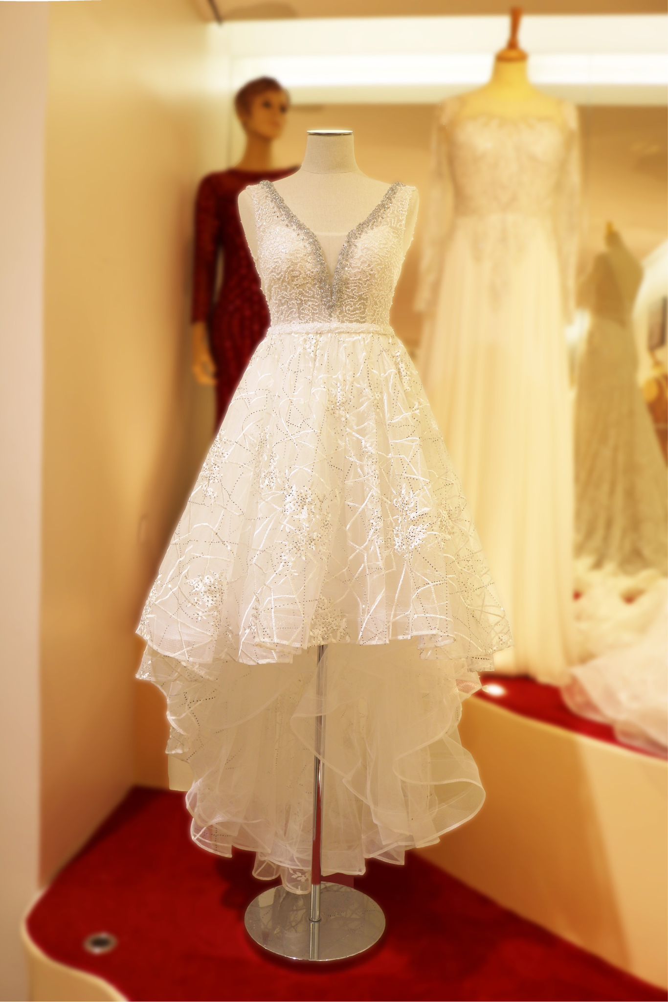 Asymmetrical dress TL-50