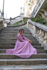 Long dress with sleeves TL-0827