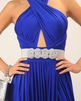 Cinturon de goma con nudos 0010