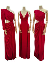 Vestidos dama de honor Granate