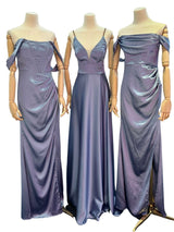 Bridesmaid dresses Gray blue