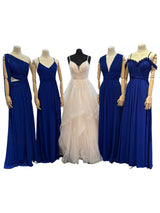 BLUE bridesmaids dresses